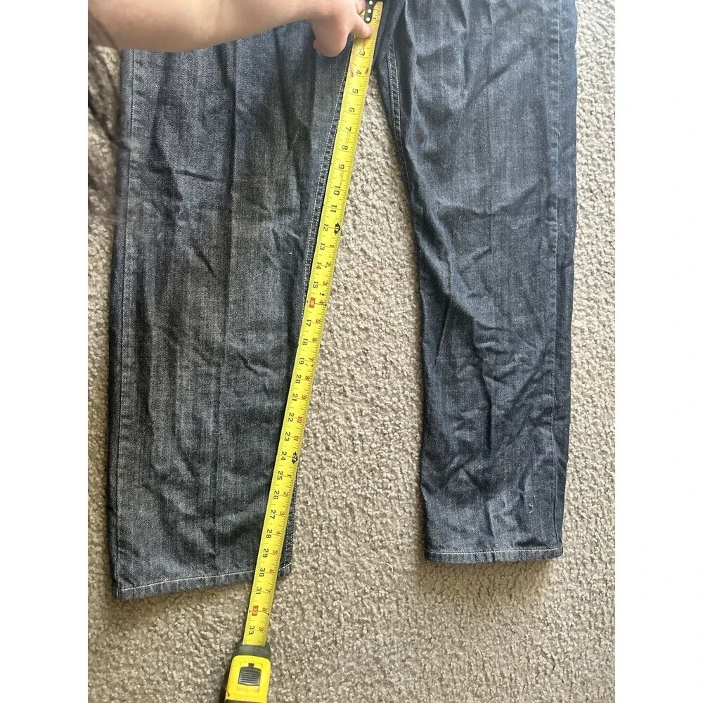 Tommy Hilfiger Straight Fit jeans Denim Sz 38x32 Blue Jean - Picture 2 of 9